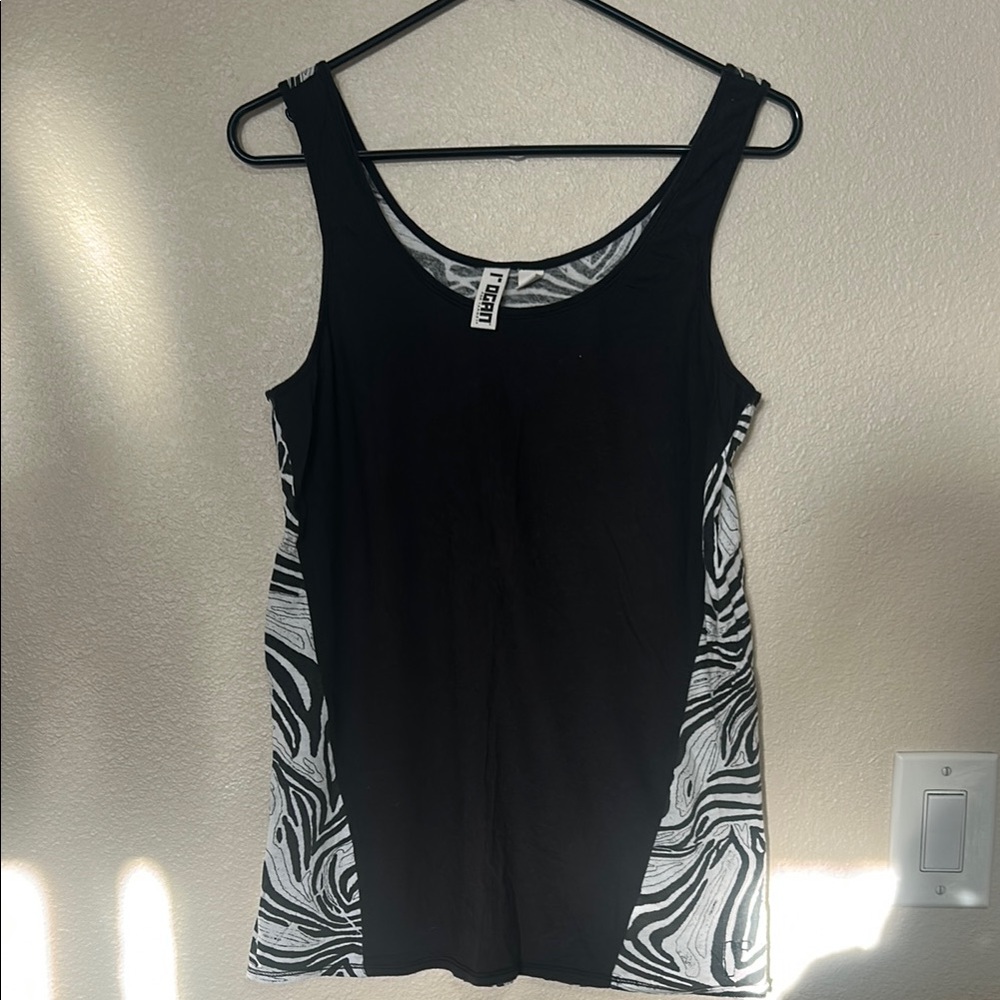 Rogan for Target Black and White Tank Top